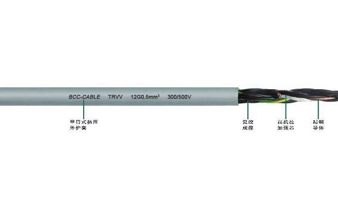 TRVV非屏蔽拖链电缆